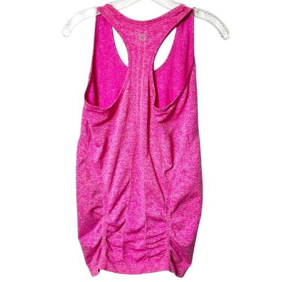 ATHLETA PINK FASTEST TRACK WOMEN ACTIVEWEAR WORKOUT SPANDEX TANK TOP SIZE MEDIUM - Picture 4 of 5